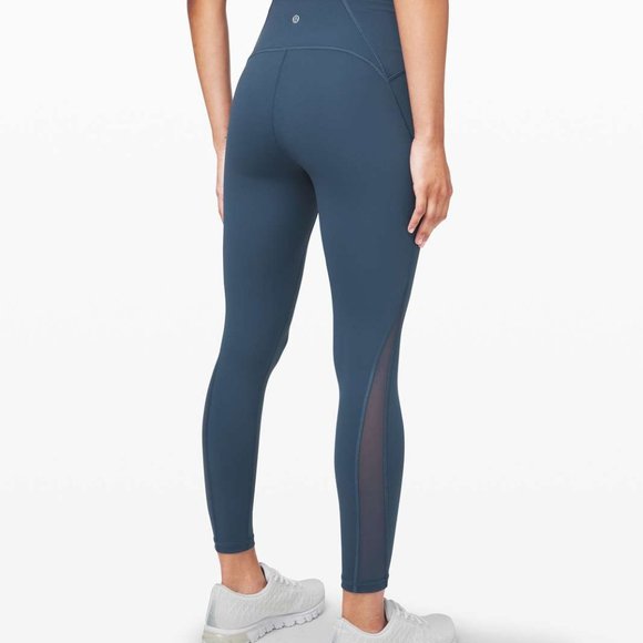 lululemon athletica Pants - Lululemon Train Times HR Tight 25" Leggings Code Blue 4